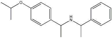 (1-phenylethyl)({1-[4-(propan-2-yloxy)phenyl]ethyl})amine Structure