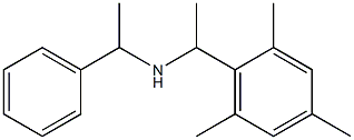 (1-phenylethyl)[1-(2,4,6-trimethylphenyl)ethyl]amine 化学構造式
