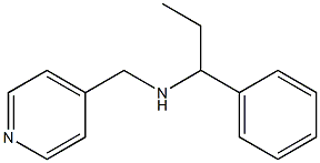 (1-phenylpropyl)(pyridin-4-ylmethyl)amine|