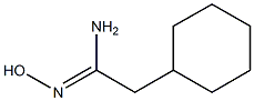 (1Z)-2-cyclohexyl-N'-hydroxyethanimidamide Struktur
