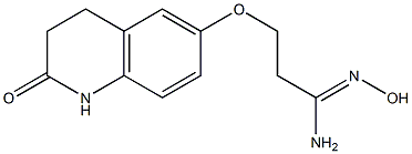 (1Z)-N'-hydroxy-3-[(2-oxo-1,2,3,4-tetrahydroquinolin-6-yl)oxy]propanimidamide