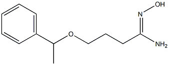 (1Z)-N'-hydroxy-4-(1-phenylethoxy)butanimidamide