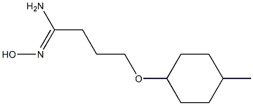 (1Z)-N'-hydroxy-4-[(4-methylcyclohexyl)oxy]butanimidamide