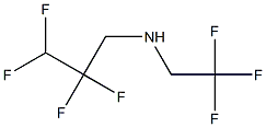 (2,2,3,3-tetrafluoropropyl)(2,2,2-trifluoroethyl)amine,,结构式