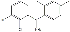 (2,3-dichlorophenyl)(2,4-dimethylphenyl)methanamine,,结构式