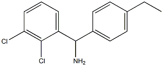 (2,3-dichlorophenyl)(4-ethylphenyl)methanamine Struktur