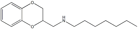 (2,3-dihydro-1,4-benzodioxin-2-ylmethyl)(heptyl)amine Structure