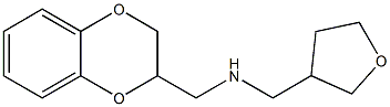 (2,3-dihydro-1,4-benzodioxin-2-ylmethyl)(oxolan-3-ylmethyl)amine Structure