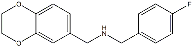 (2,3-dihydro-1,4-benzodioxin-6-ylmethyl)[(4-fluorophenyl)methyl]amine