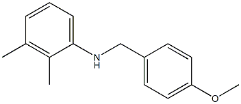 (2,3-dimethylphenyl)(4-methoxyphenyl)methylamine,,结构式
