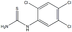 (2,4,5-trichlorophenyl)thiourea 结构式