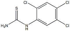 (2,4,5-trichlorophenyl)thiourea,,结构式