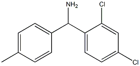 (2,4-dichlorophenyl)(4-methylphenyl)methanamine Structure
