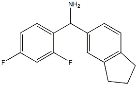(2,4-difluorophenyl)(2,3-dihydro-1H-inden-5-yl)methanamine