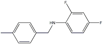 (2,4-difluorophenyl)(4-methylphenyl)methylamine 结构式