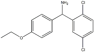 (2,5-dichlorophenyl)(4-ethoxyphenyl)methanamine Structure