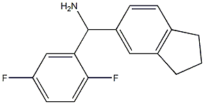 (2,5-difluorophenyl)(2,3-dihydro-1H-inden-5-yl)methanamine|