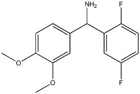 (2,5-difluorophenyl)(3,4-dimethoxyphenyl)methanamine