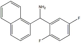  (2,5-difluorophenyl)(naphthalen-1-yl)methanamine