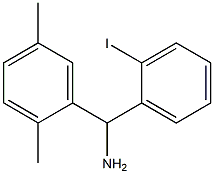 (2,5-dimethylphenyl)(2-iodophenyl)methanamine Structure