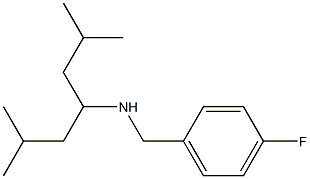 (2,6-dimethylheptan-4-yl)[(4-fluorophenyl)methyl]amine