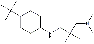 (2-{[(4-tert-butylcyclohexyl)amino]methyl}-2-methylpropyl)dimethylamine 结构式