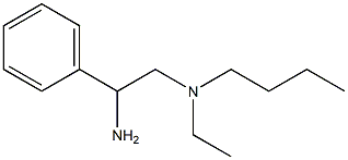 (2-amino-2-phenylethyl)(butyl)ethylamine Struktur