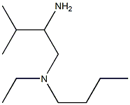 (2-amino-3-methylbutyl)(butyl)ethylamine 结构式
