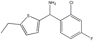 (2-chloro-4-fluorophenyl)(5-ethylthiophen-2-yl)methanamine|