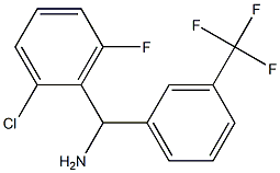 (2-chloro-6-fluorophenyl)[3-(trifluoromethyl)phenyl]methanamine Structure