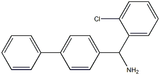 (2-chlorophenyl)(4-phenylphenyl)methanamine Struktur