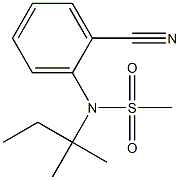 (2-cyanophenyl)-N-(2-methylbutan-2-yl)methanesulfonamide