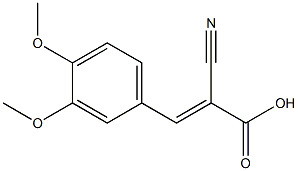 (2E)-2-cyano-3-(3,4-dimethoxyphenyl)acrylic acid