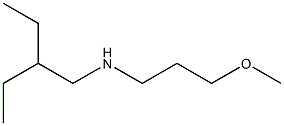 (2-ethylbutyl)(3-methoxypropyl)amine Struktur
