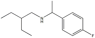 (2-ethylbutyl)[1-(4-fluorophenyl)ethyl]amine,,结构式