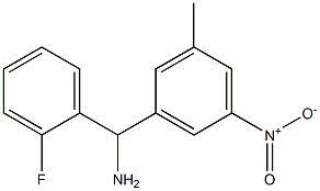  (2-fluorophenyl)(3-methyl-5-nitrophenyl)methanamine