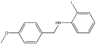 (2-iodophenyl)(4-methoxyphenyl)methylamine 结构式