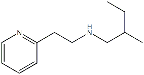 (2-methylbutyl)[2-(pyridin-2-yl)ethyl]amine 化学構造式
