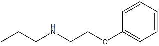 (2-phenoxyethyl)(propyl)amine 结构式