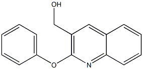 (2-phenoxyquinolin-3-yl)methanol 化学構造式