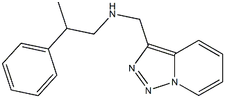 (2-phenylpropyl)({[1,2,4]triazolo[3,4-a]pyridin-3-ylmethyl})amine Struktur