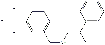 (2-phenylpropyl)({[3-(trifluoromethyl)phenyl]methyl})amine Structure