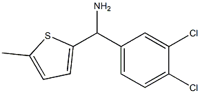 (3,4-dichlorophenyl)(5-methylthiophen-2-yl)methanamine Structure