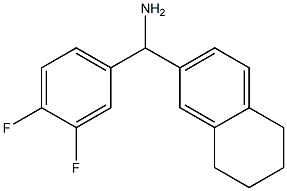 (3,4-difluorophenyl)(5,6,7,8-tetrahydronaphthalen-2-yl)methanamine