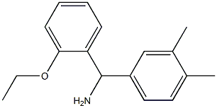 (3,4-dimethylphenyl)(2-ethoxyphenyl)methanamine Structure