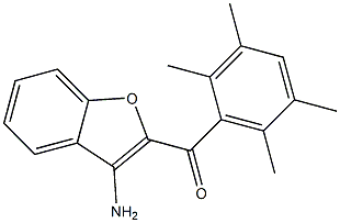 (3-amino-1-benzofuran-2-yl)(2,3,5,6-tetramethylphenyl)methanone