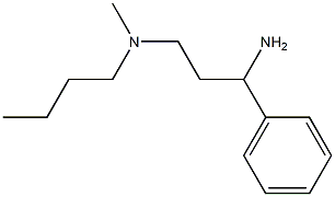 (3-amino-3-phenylpropyl)(butyl)methylamine Structure