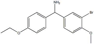 (3-bromo-4-methoxyphenyl)(4-ethoxyphenyl)methanamine