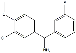  (3-chloro-4-methoxyphenyl)(3-fluorophenyl)methanamine