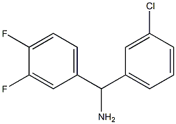 (3-chlorophenyl)(3,4-difluorophenyl)methanamine